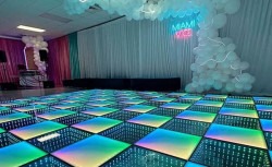 LED Dance Floor with Infinity Mirrors